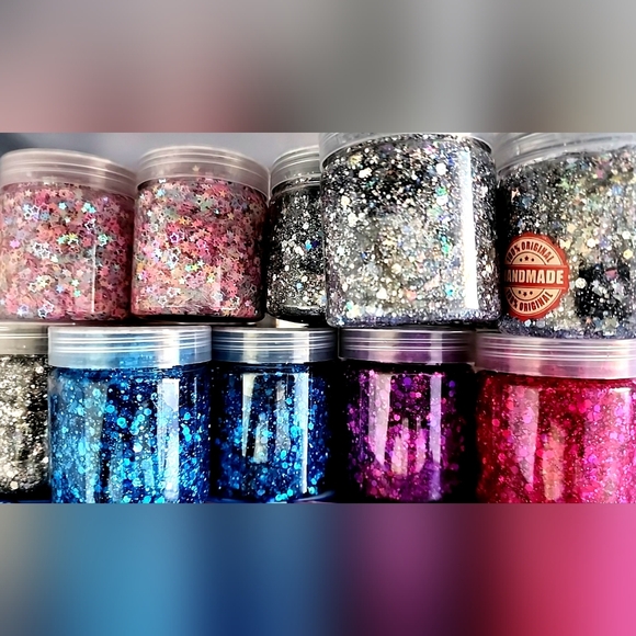 4oz large handmade glitter hair gel. Nevis Glistening Gel - Picture 1 of 1